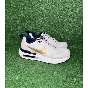 Nike Womens Size 5.5 Air Max Dawn SE White Pink Blue Gold Running Shoes Sneakers